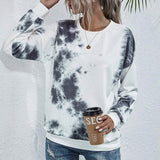 Tie Dye Round Neck Sweatshirt