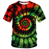 Tie Dye Shirts for Men Women, Short Sleeve Mens Tie Dye Shirt, Rainbow Tie Dye T-Shirts Tee