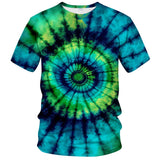 Tie Dye Shirts for Men Women, Short Sleeve Mens Tie Dye Shirt, Rainbow Tie Dye T-Shirts Tee