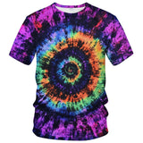 Tie Dye Shirts for Men Women, Short Sleeve Mens Tie Dye Shirt, Rainbow Tie Dye T-Shirts Tee
