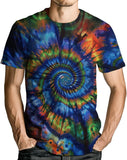 Tie Dye Shirts for Men Women, Short Sleeve Mens Tie Dye Shirt, Rainbow Tie Dye T-Shirts Tee