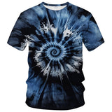 Tie Dye Shirts for Men Women, Short Sleeve Mens Tie Dye Shirt, Rainbow Tie Dye T-Shirts Tee