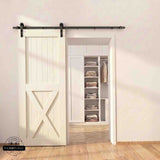 Natural Pine Wood Barn Door