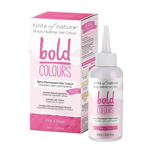 Tints Of Nature - Semi-Permanent Hair Color Bold Pink - 2.46 fl. oz.