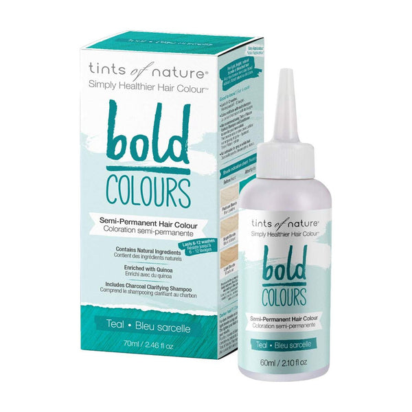 Tints Of Nature - Semi-Permanent Hair Color Bold Teal - 2.46 fl. oz.