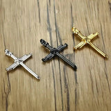 Titanium Steel Casting Steel Nails Cross Men's Pendant Punk Style