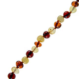 Babyjem Amber Teething Bracelet for Babies - Natural Pain Relief, Individually Knotted Amber Stones