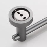 Toilet Paper Holder Gun Grey Thicken Space Aluminum Toilet Roll Holder for Bathroom; Kitchen; Washroom Wall Mount