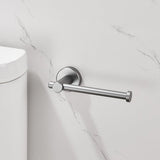 Toilet Paper Holder Gun Grey Thicken Space Aluminum Toilet Roll Holder for Bathroom; Kitchen; Washroom Wall Mount