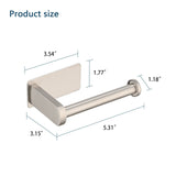 Toilet Paper Holder Self Adhesive, Stainless Steel Rustproof Adhesive Toilet Roll Holder no Drilling