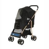 Tommy Pet Stroller for Dogs and Cats Black 15kg Capacity