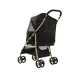 Tommy Pet Stroller for Dogs and Cats Black 15kg Capacity