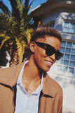Tommy Hilfiger TH 2101/S Dark Grey Square Sunglasses