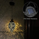 Tomshine Solar Lantern LED Moroccan Garden Lights Metal Lamp Waterproof