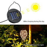 Tomshine Solar Lantern LED Moroccan Garden Lights Metal Lamp Waterproof
