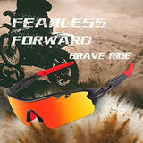 Toneoesol Polarized Sports Sunglasses with 5 Interchangeable Lenses