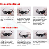 Toneoesol Polarized Sports Sunglasses with 5 Interchangeable Lenses