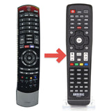 Anderic Substitute for Toshiba CT90366 TV Remote Control [RR90395]