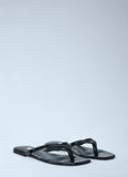 Toteme Women Croco-Embossed Flip Flops