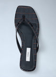 Toteme Women Croco-Embossed Flip Flops