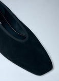 Toteme Women Minimalist Suede Ballerinas Flats