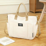 Tote Bag with Zipper Tote Bag for Women Canvas Crossbody Bag Shoulder Bag Satchel Hobo Bag Messenger Bag