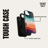BLUE PINK BEIGE ARGYLE | Tough Phone Case