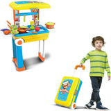 Toy Chef 2-in-1 Pretend Play Travel Set For Kids
