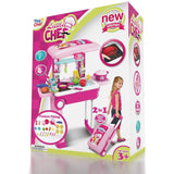 Toy Chef 2-in-1 Pretend Play Travel Set For Kids