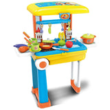 Toy Chef 2-in-1 Pretend Play Travel Set For Kids