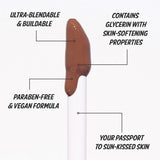 theBalm Bahama Mama Liquid Bronzer - Cool Contour, Blendable, Oil-Free Bronzing Makeup for a Sun-Kissed Glow