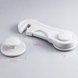 Miny Baby Cabinet Safety Lock - Child Safe Cabinet Locks with 3M Adhesive Tape, 2 Pack