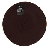 Traditional Women's Men's Solid Color Plain Wool French Beret One Size