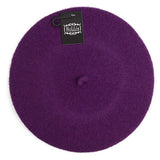 Traditional Women's Men's Solid Color Plain Wool French Beret One Size
