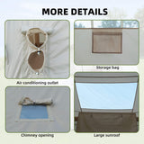 Trailora 4-Season Outdoor Inflatable Blow Up Camping Tent With Air Pump [4-6 People] (SAK46821)