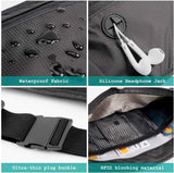 Travel Money Wallet Belt Pouch Blocking Hidden Passport Holder Bag