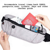 Travel Money Wallet Belt Pouch Blocking Hidden Passport Holder Bag
