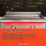 TrueFlame 30" Freestanding Gas Griddle Grill With Cart [TFG30] (SAK89234)