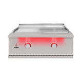 TrueFlame 30" Premium Built-In Stainless Gas Griddle Grill [TFG30] (SAK85362)