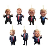 Trump Acrylic Hanging Pendant - 2D Flat Art Decoration