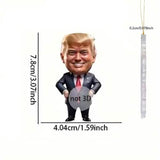 Trump Acrylic Ornament Versatile Hanging Decor