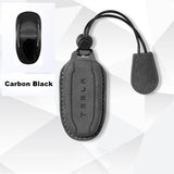 Alcantara Key Fob Case for Tesla | 3 Colors | Suede Texture | Key Belt | Premium Stitching
