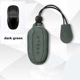 Alcantara Key Fob Case for Tesla | 3 Colors | Suede Texture | Key Belt | Premium Stitching