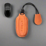 Alcantara Key Fob Case for Tesla | 3 Colors | Suede Texture | Key Belt | Premium Stitching