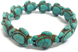 Turquoise Handmade Hawaiian Sea Turtles Bracelet
