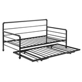 Twin Size Daybed with Adjustable Trundle