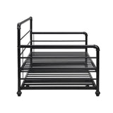 Twin Size Daybed with Adjustable Trundle