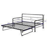 Twin Size Daybed with Adjustable Trundle