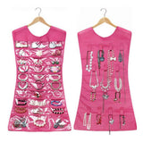 Two Sided Jewelry Organizer - Color: Pink