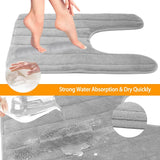 U Shaped Non-slip Toilet Mat